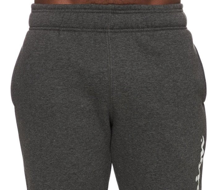 Champion Men's Script Cuff Track Pants / Tracksuit Pants - Granite Heather
