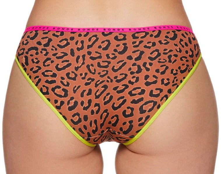 Bonds Women’s Hipster Bikini Briefs 3-Pack - Remix Leopard