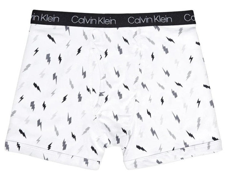 Calvin Klein Boys' Cotton Stretch Boxer Briefs 4-Pack - Lightning