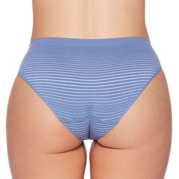 Bonds Women's Seamless Bikini - Purple Stripe