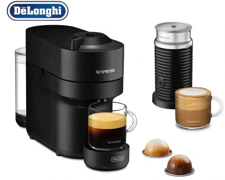 DéLonghi 1.1L Vertuo Pop Nespresso Coffee Machine Bundle - Black ENV90BAE