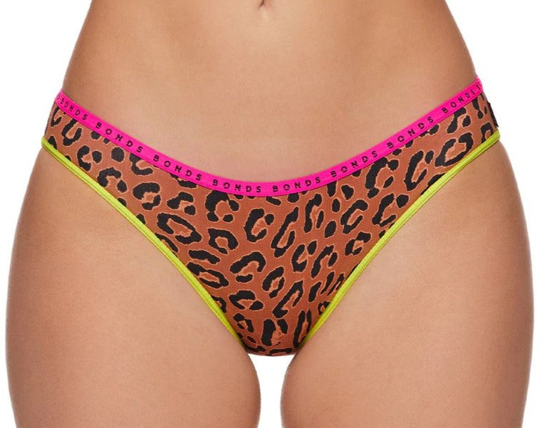 Bonds Women’s Hipster Bikini Briefs 3-Pack - Remix Leopard
