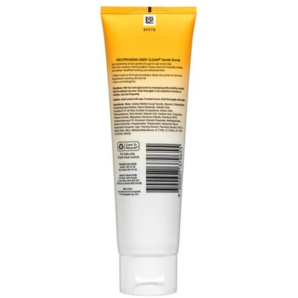 Neutrogena Deep Clean Gentle Facial Scrub 125mL