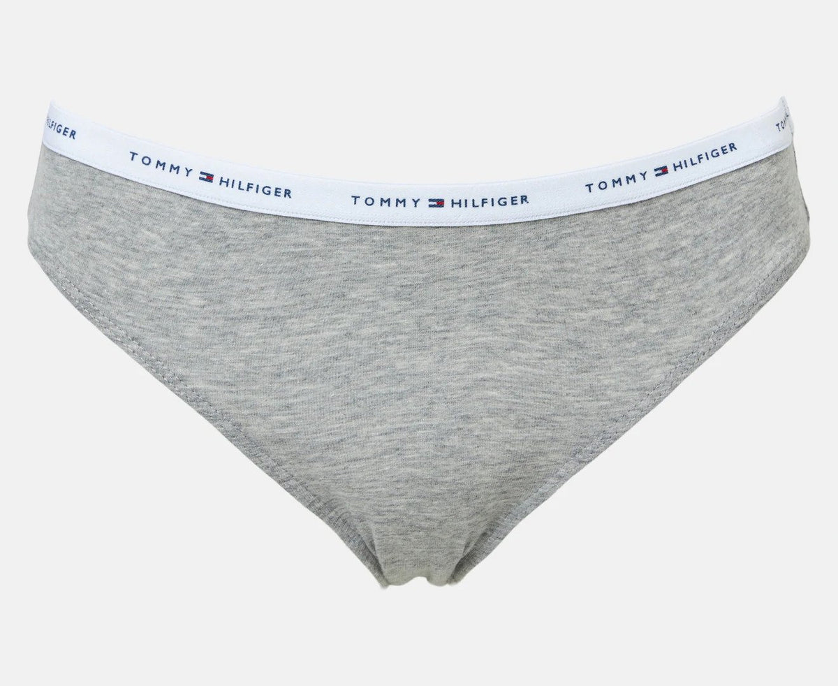 Tommy Hilfiger Women's Cotton Bikini Briefs 3-Pack - Pink/Grey/Light Blue