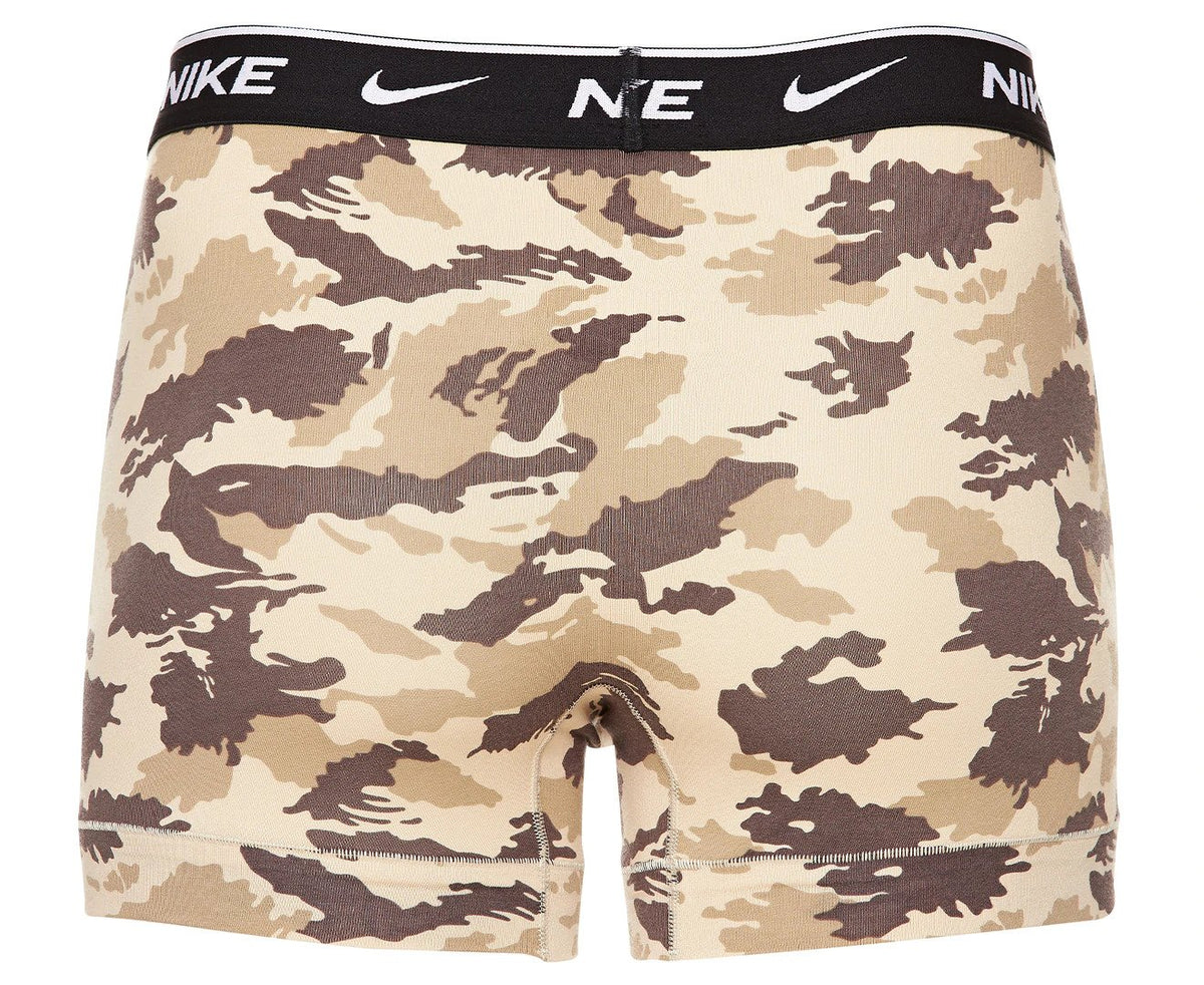 Nike Men's Dri-FIT Essential Cotton Stretch Trunks 3-Pack - Camo/Black/Khaki