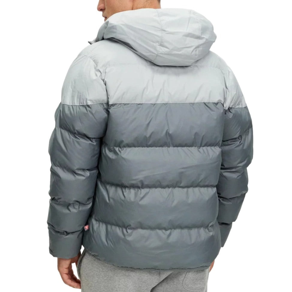 Nike Mens Windrunner PrimaLoft Storm-FIT Hooded Puffer Jacket - Light Grey
