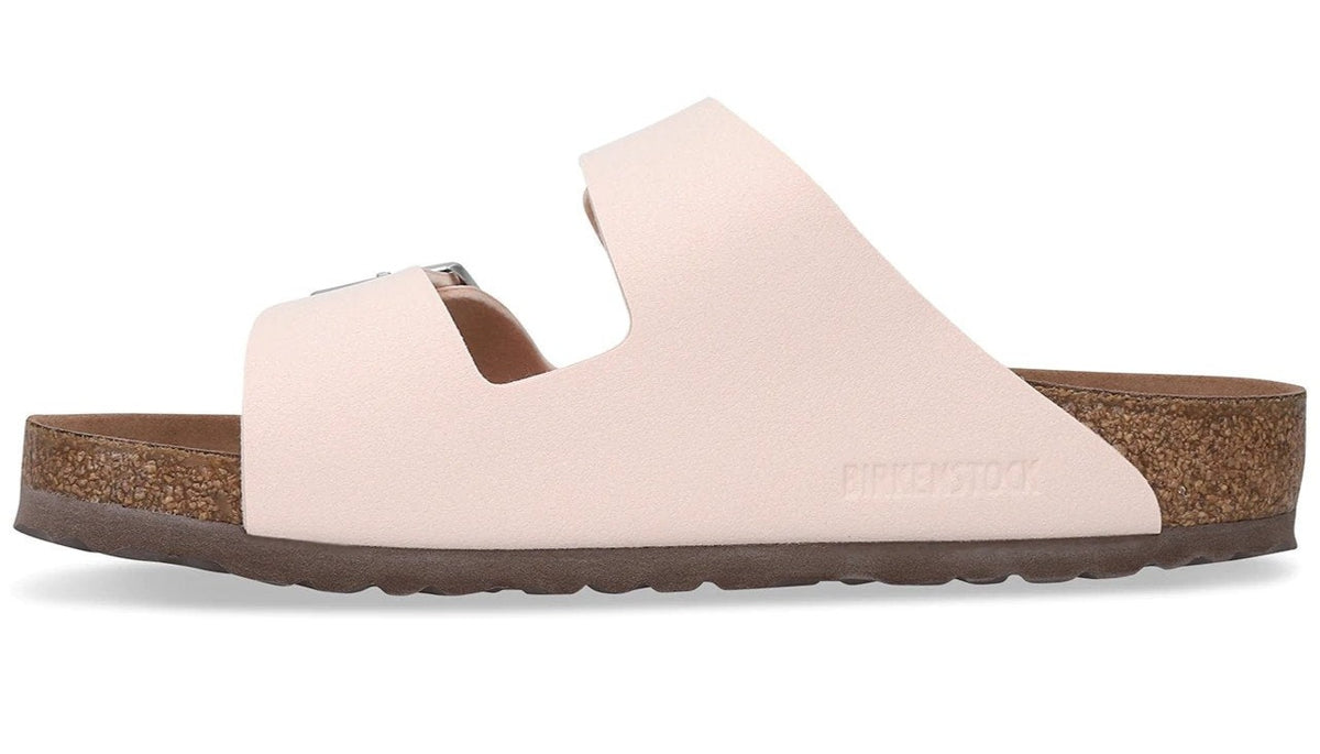 Birkenstock Unisex Arizona Vegan Regular Fit Sandals - Light Rose