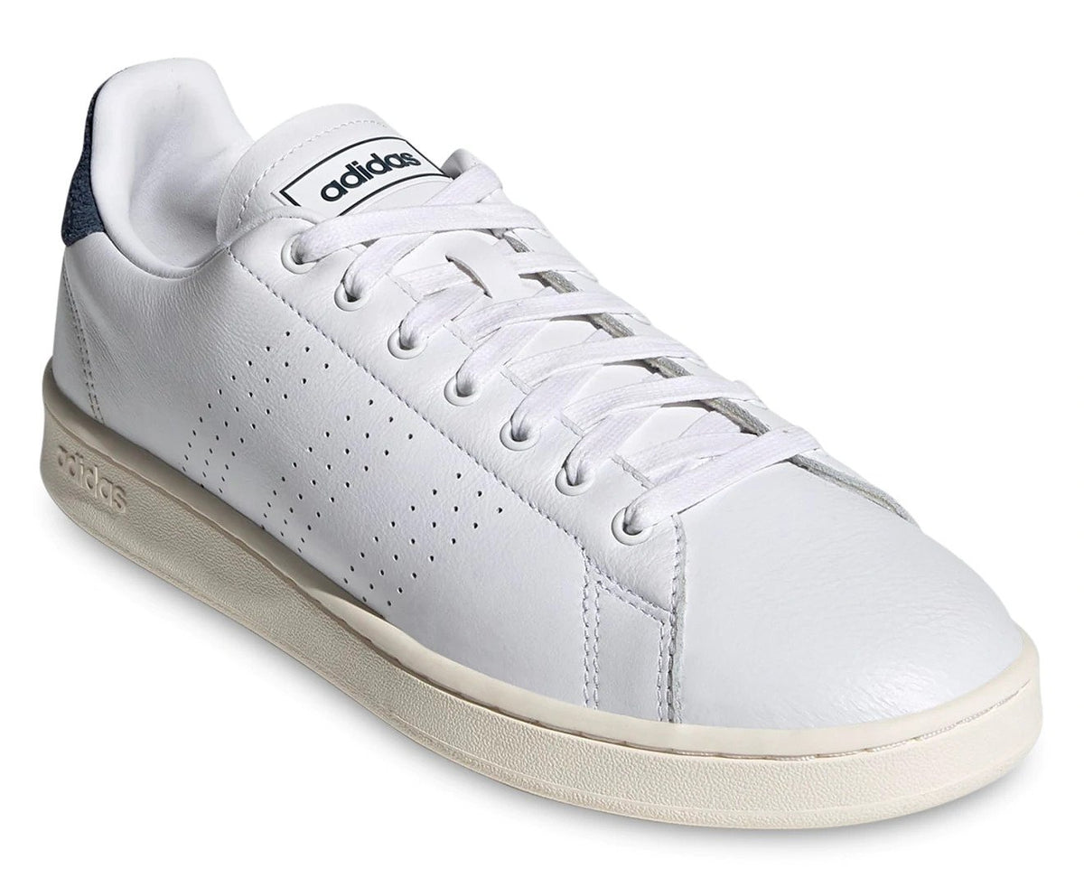 Adidas Men's Advantage Trainers - Cloud White/Crew Navy