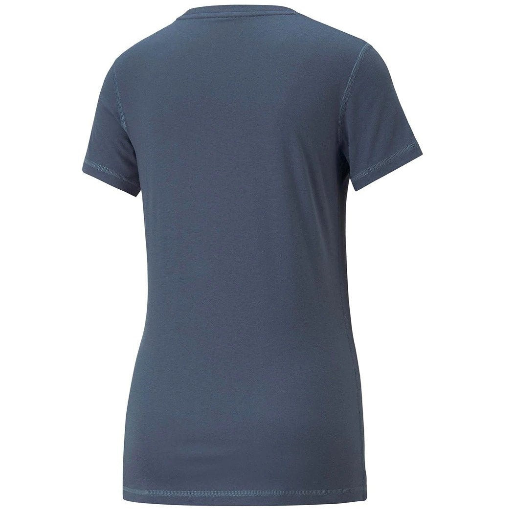 Puma Women's Script Tee / T-Shirt / Tshirt - Evening Sky