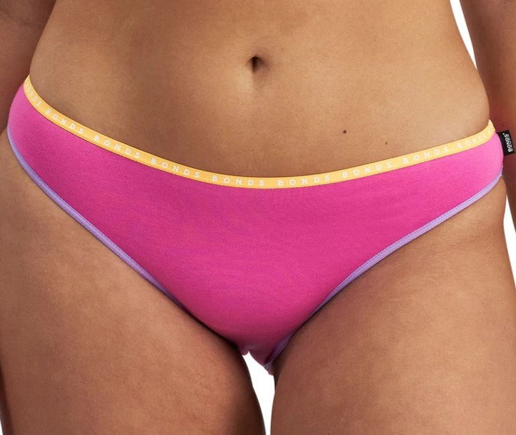 Bonds Women's Hipster Bikini Briefs 3-Pack - Sweet Summer/Prince Purple/Berry Kisses
