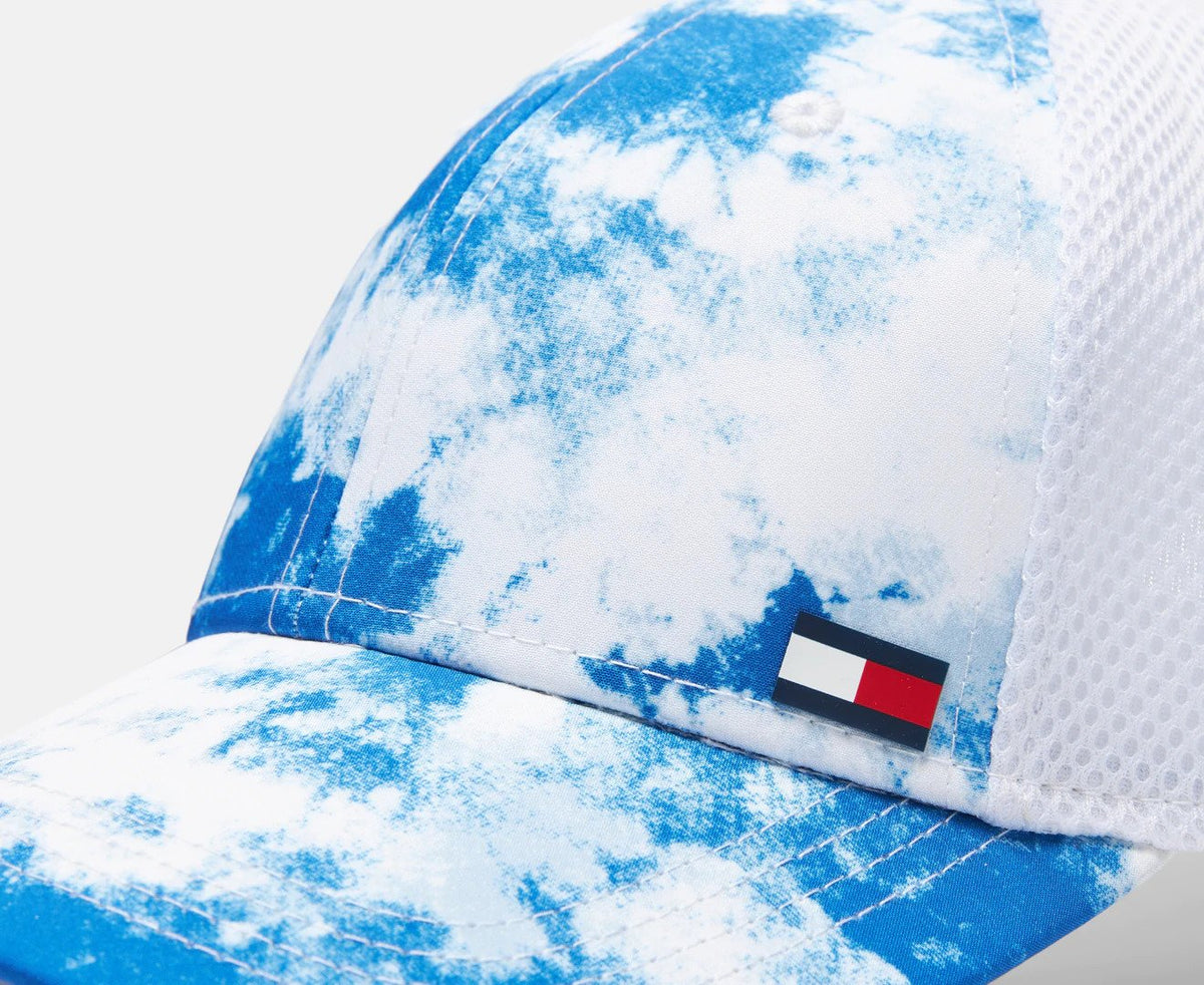 Tommy Hilfiger Palmer Tie Dye Sport Cap - Blue/White