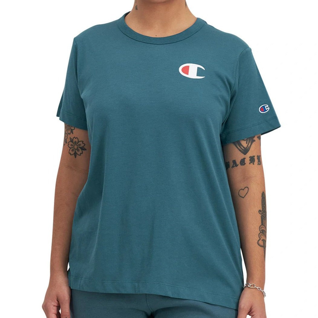 Champion Women's C Logo Boxy Tee / T-Shirt / Tshirt - Miss America