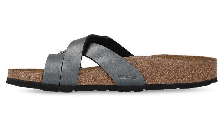 Birkenstock Women's Yao Balance II Narrow Fit Sandals - Metallic Black