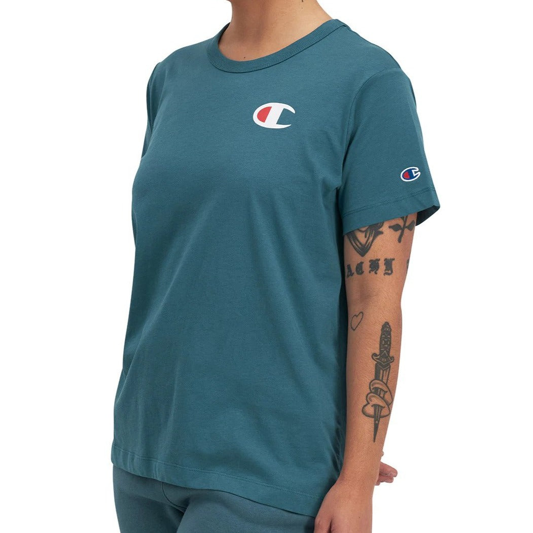 Champion Women's C Logo Boxy Tee / T-Shirt / Tshirt - Miss America