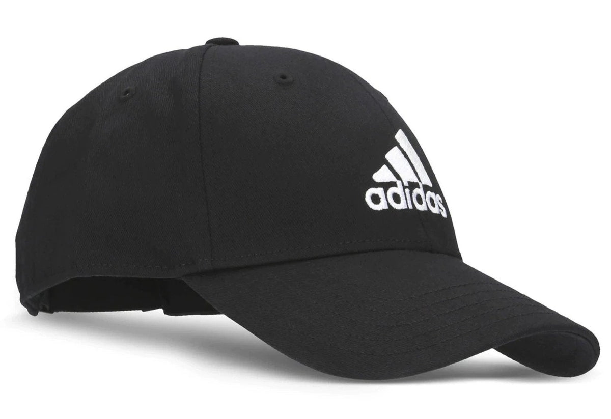 Adidas Cotton Baseball Cap - Black/White