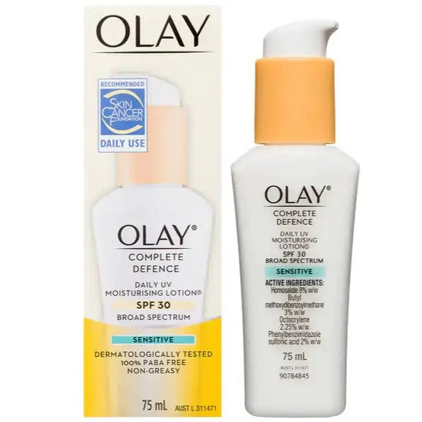 Olay Complete Defence Daily UV Moisturising Lotion 75mL