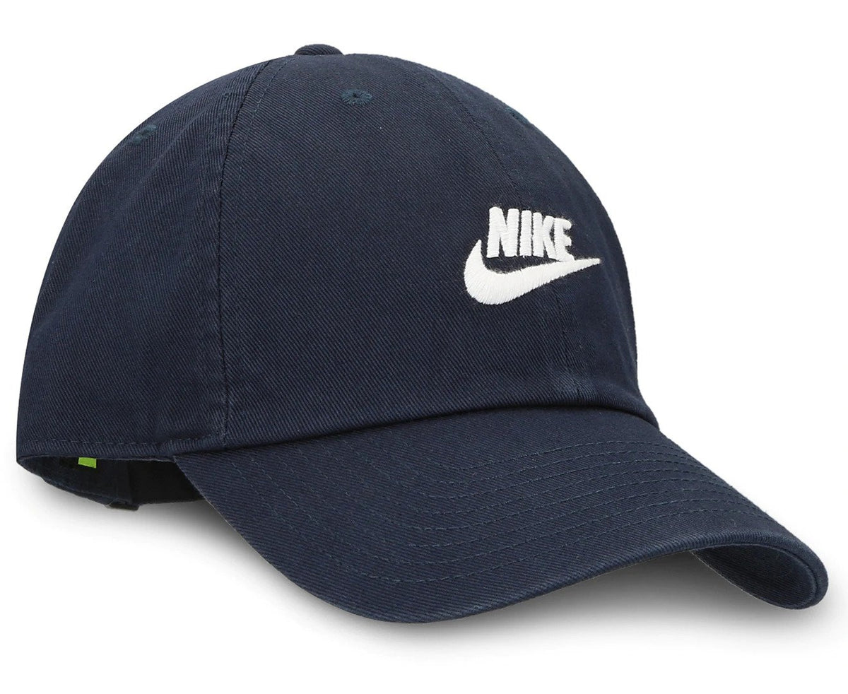Nike Unisex Heritage 86 Baseball Cap - Obsidian/White