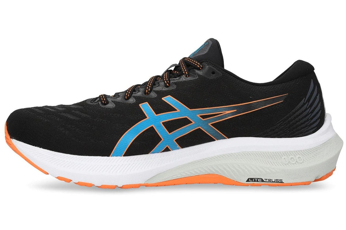 ASICS Men's GT-2000 11 Running Shoes - Black/Sun Peach