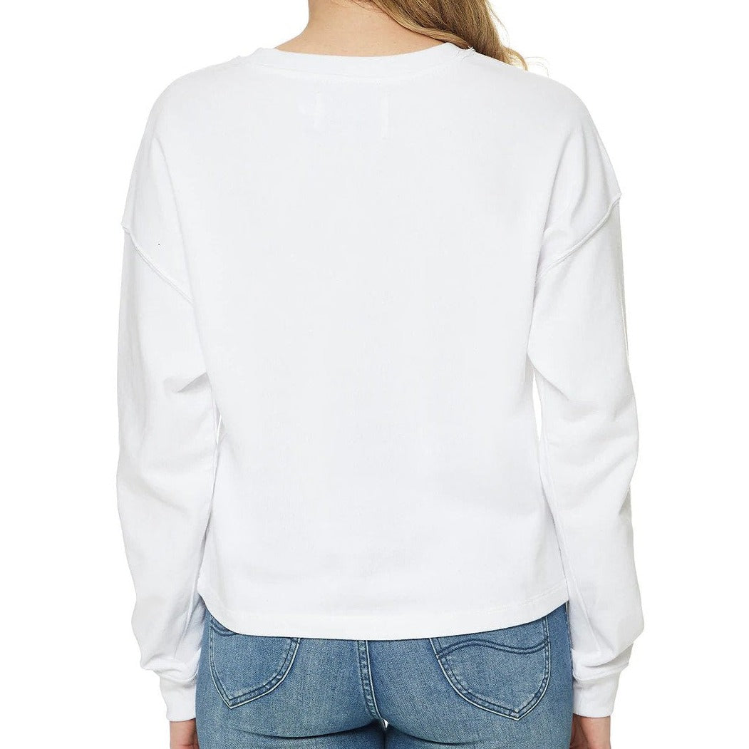 Calvin Klein Jeans Women's Master Jeans Pullover Jumper - White