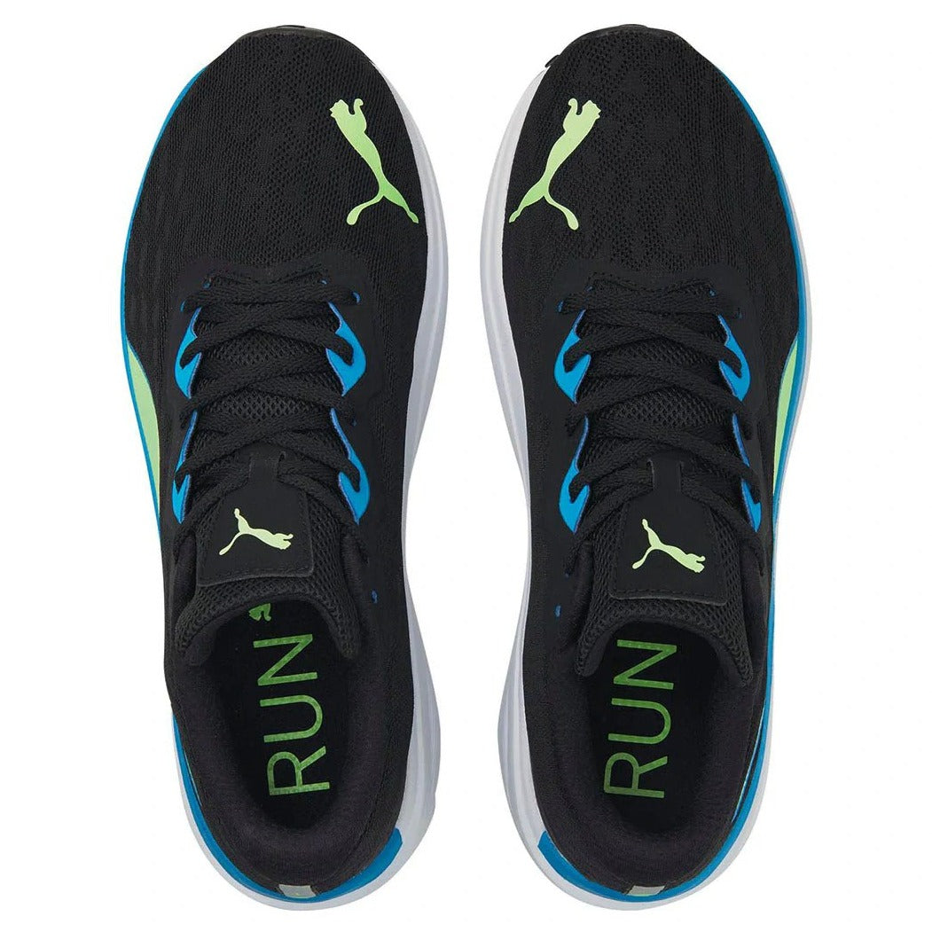 Puma Men's Aviator ProFoam Sky Wildwash Running Shoes - Black/Ocean Dive