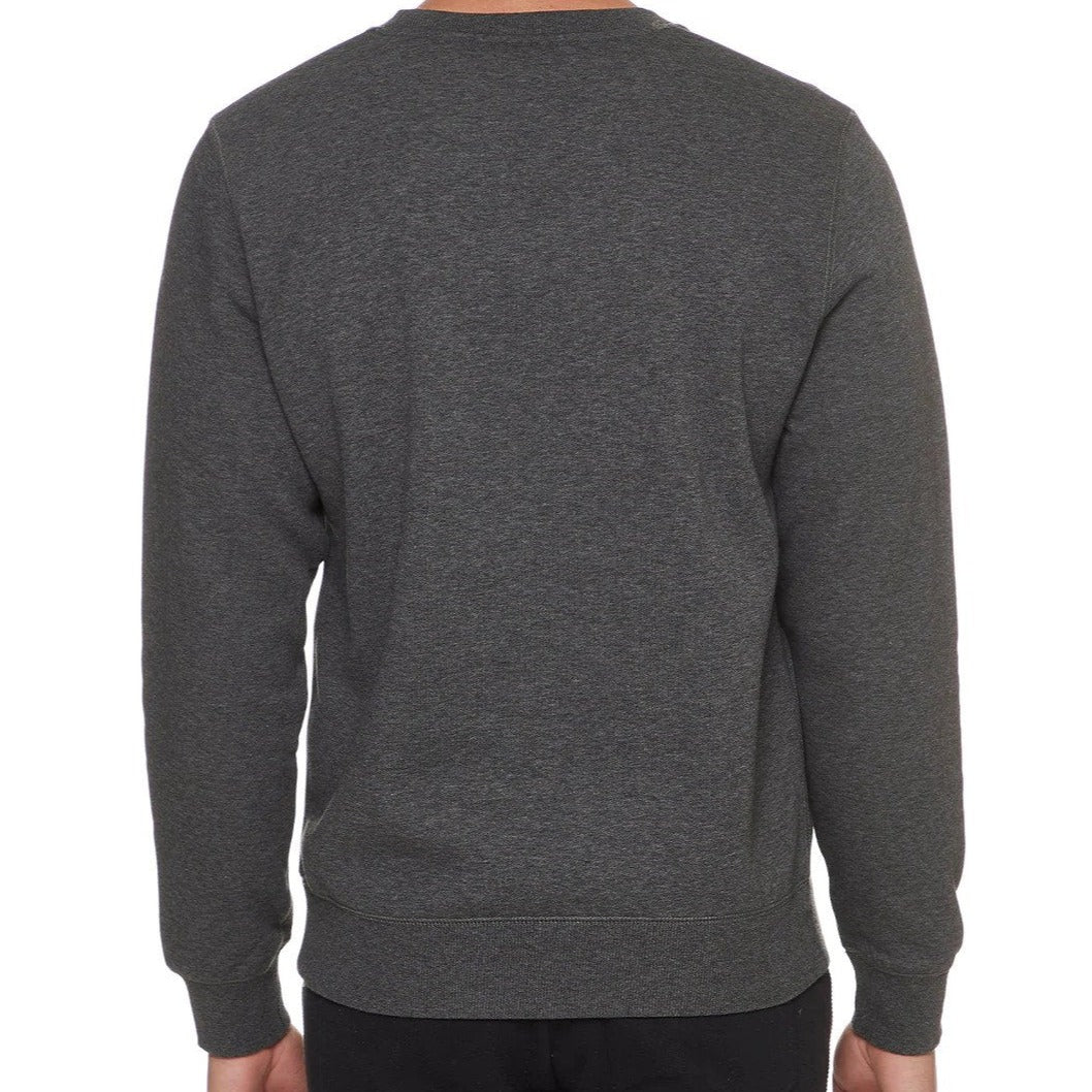 Champion Men's Script Crew Sweatshirt - Granite Heather