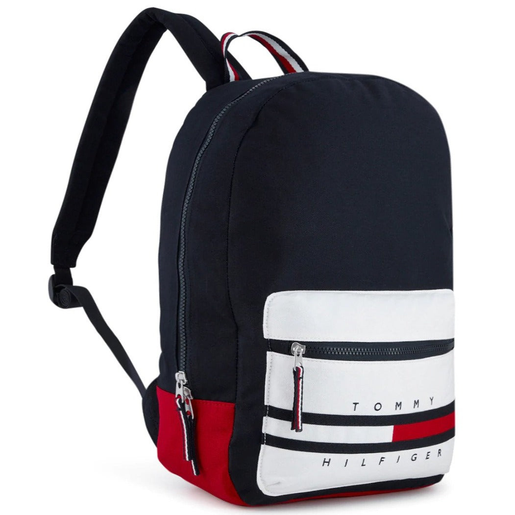 Tommy Hilfiger Kids' Gino Colourblock Backpack - Sky Captain