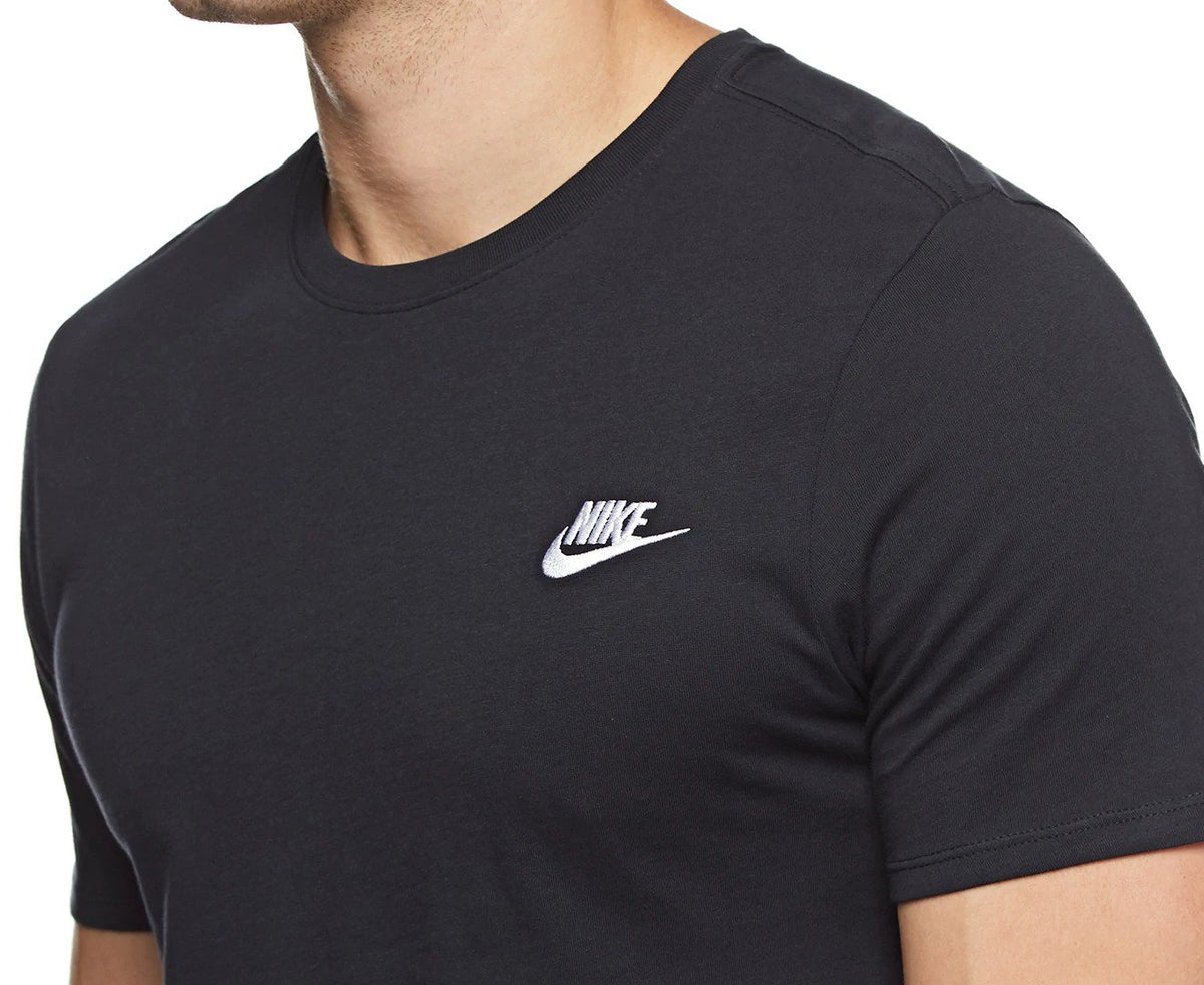 Nike Sportswear Mens Embroidered Club Tee - Navy