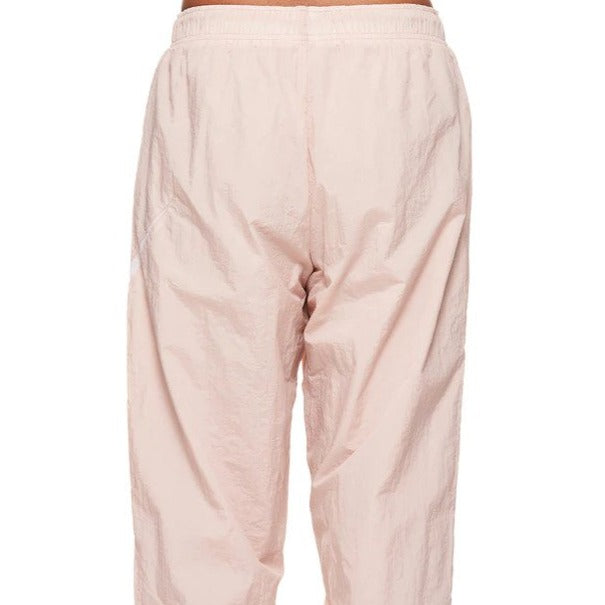 Nike Sportswear Women's Essential Woven Mid-Rise Pants / Tracksuit Pants - Pink/Oxford White