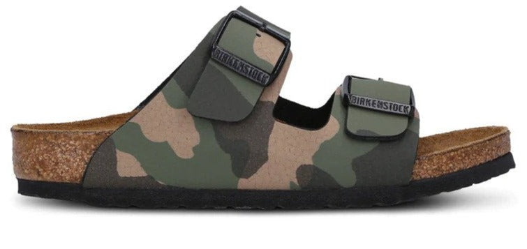 Birkenstock Kids' Arizona Narrow Fit Sandals - Desert Soil Khaki