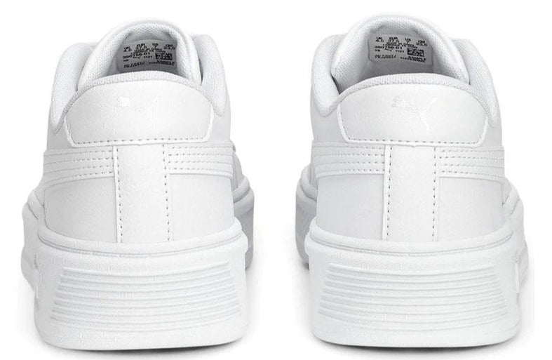 Puma Women's Smash Platform V3 Sneakers - White/Silver