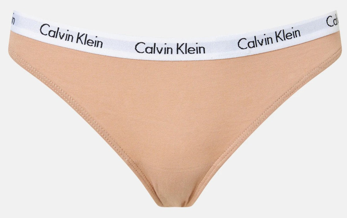 Calvin Klein Women's Carousel Thong 5-Pack - Black/Cedar/Nymph's Thigh/Charcoal Heather/Sketchbook