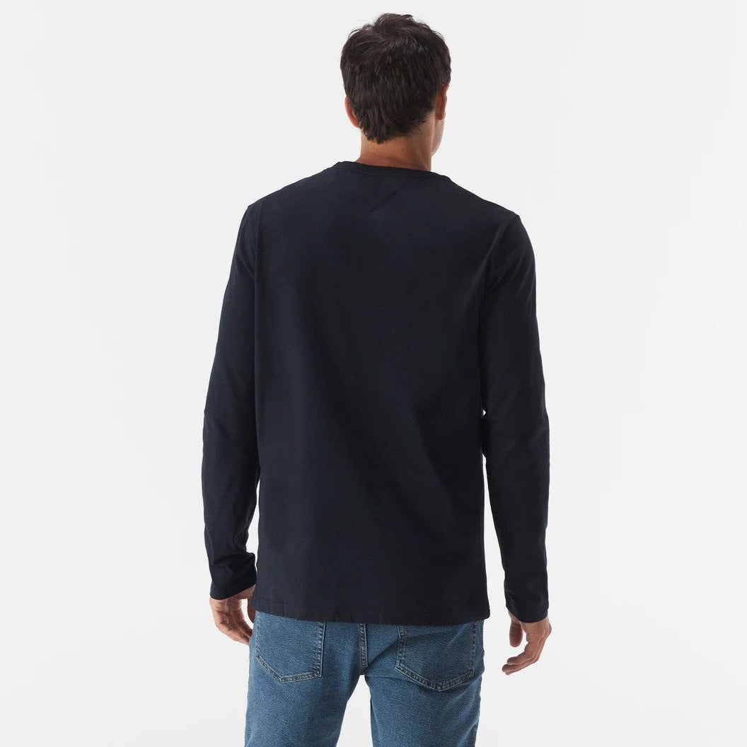 Tommy Hilfiger Men's Tino Long Sleeve Tee / T-Shirt / Tshirt - Desert Sky