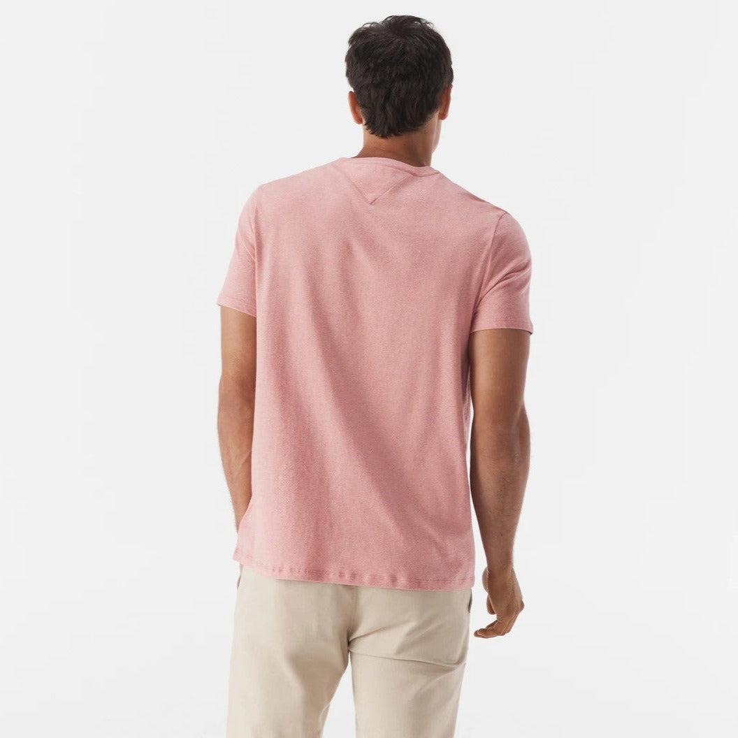 Tommy Hilfiger Men's Tommy Tee / T-Shirt / Tshirt - Pink Heather