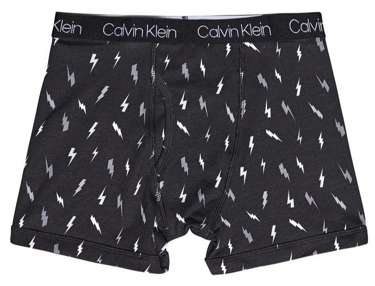 Calvin Klein Boys' Cotton Stretch Boxer Briefs 4-Pack - Lightning