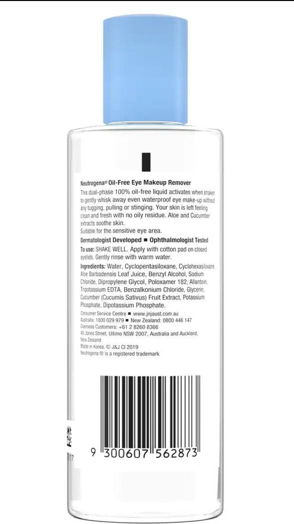 Neutrogena Oil-Free Eye Makeup Remover 200mL