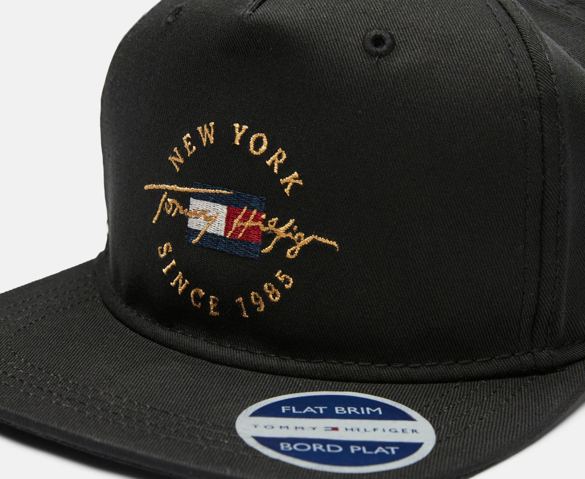 Tommy Hilfiger Icon Roundel Snapback Cap - Deep Black