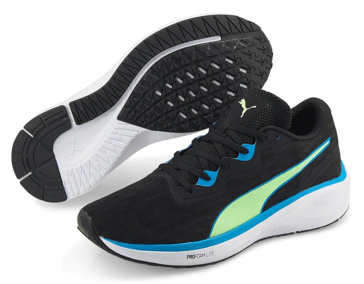 Puma Men's Aviator ProFoam Sky Wildwash Running Shoes - Black/Ocean Dive