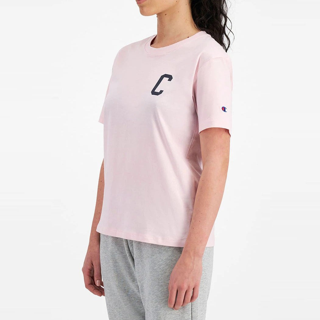 Champion Women's Sports Graphic Print Tee / T-Shirt / Tshirt - Pink Moon