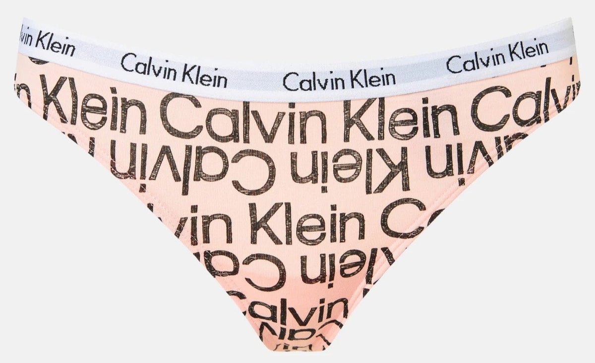 Calvin Klein Women's Carousel Thong 5-Pack - Black/Cedar/Nymph's Thigh/Charcoal Heather/Sketchbook