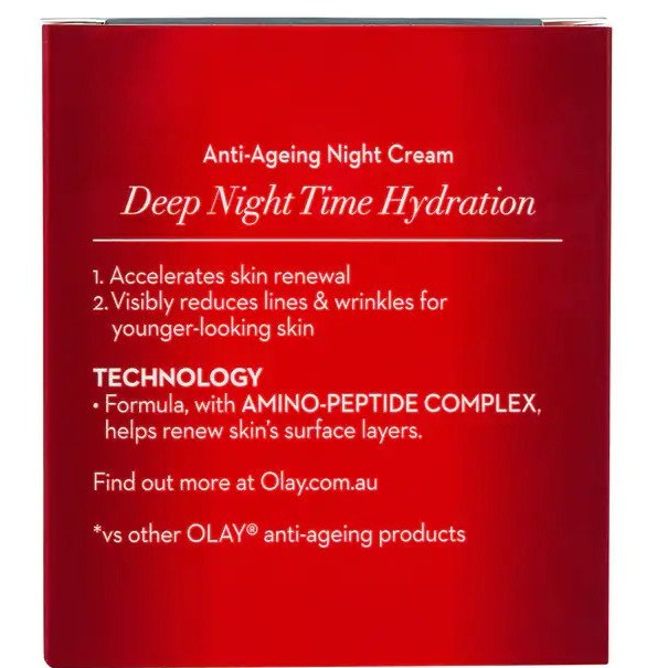 Olay Regenerist Revitalising Night Cream Moisturiser 50mL