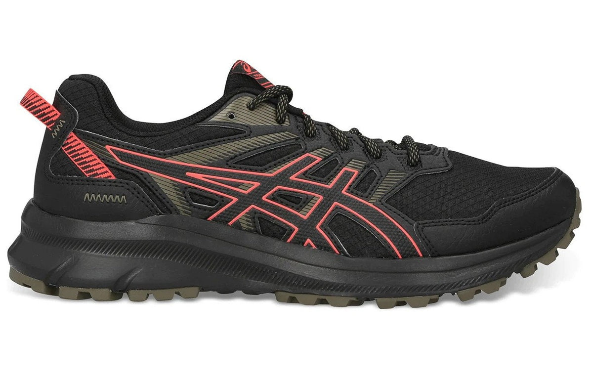 ASICS Men's Trail Scout 2 Running Shoes - Black/Cherry Tomato