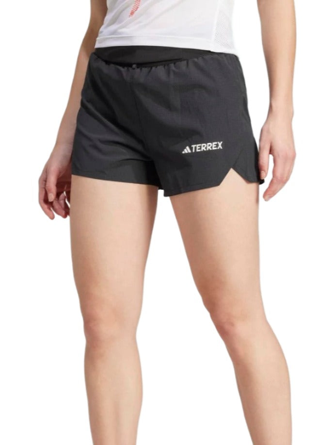 Adidas Performance Womens Terrex Techrock Pro Trail Shorts - Black