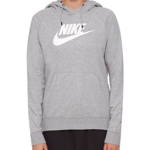 Nike Sportswear Women's Essential Fleece Pullover Hoodie - Dark Grey Heather