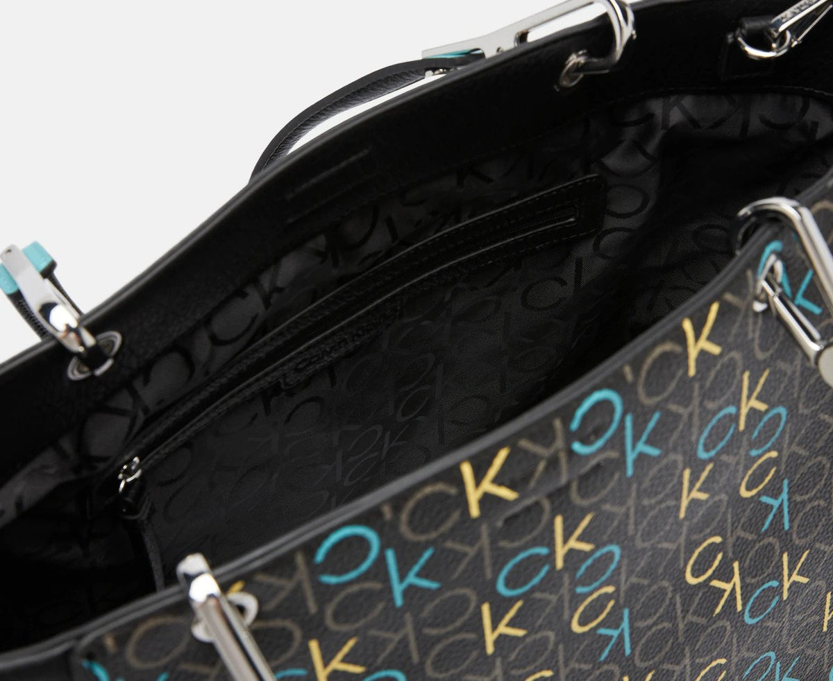 Calvin Klein Reyna Tote Bag - Black/White