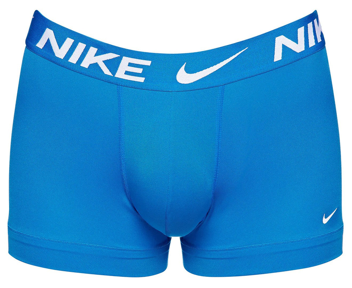 Nike Mens Dri-FIT Essential Micro Trunk 3pk - Black/Dark Grey/Blue