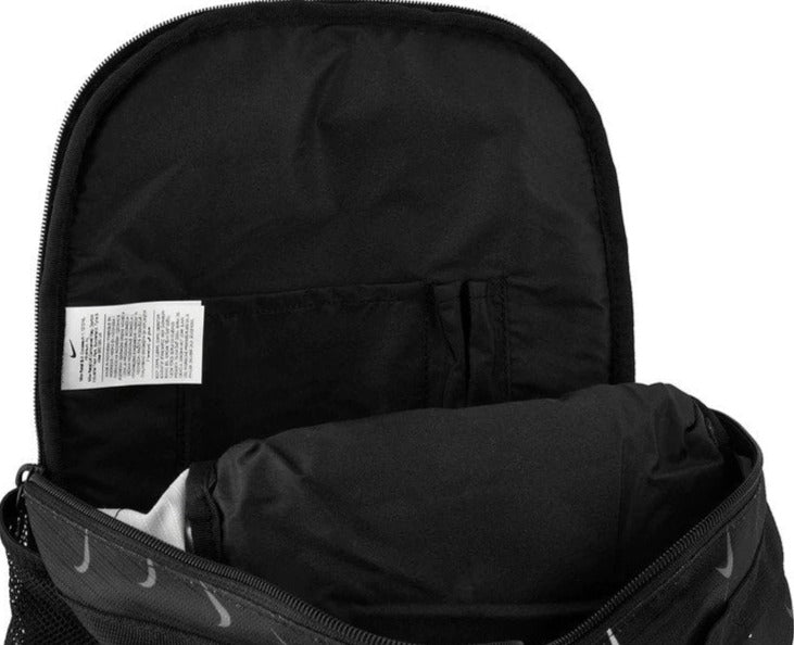 Nike Kids 18L Brasilia Swoosh Harmony Backpack - Black/White