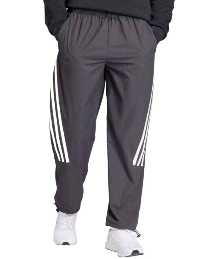 Adidas Mens Sportswear Future Icons 3-Stripes Loose Woven Pants - Black
