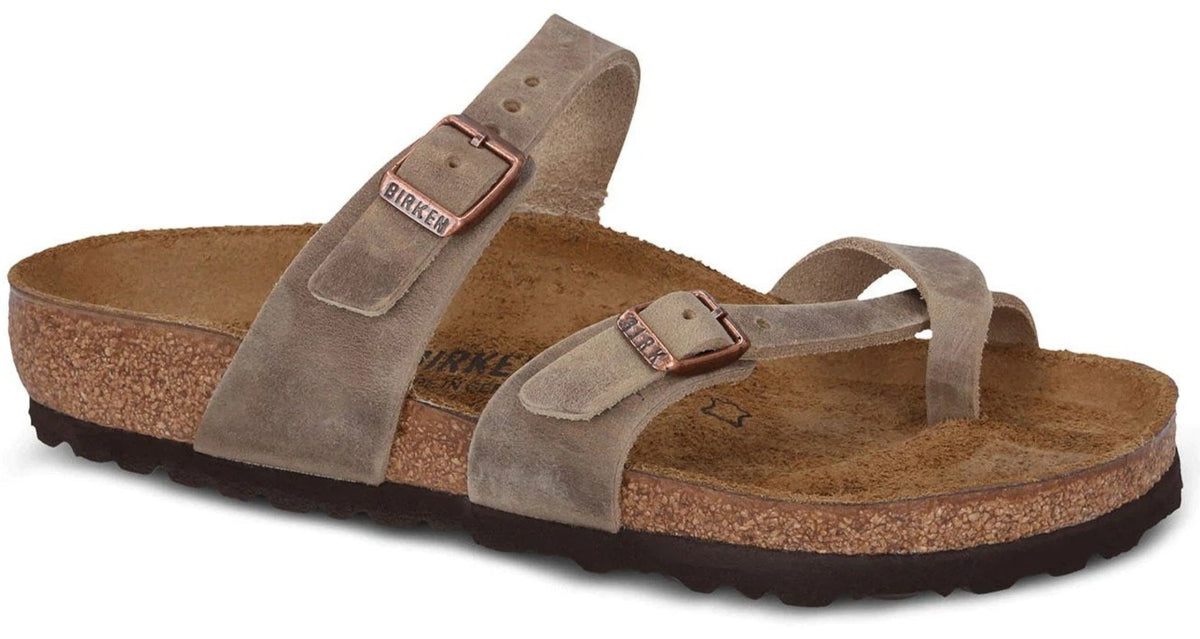 Birkenstock Unisex Mayari Regular Fit Sandals - Tobacco Brown