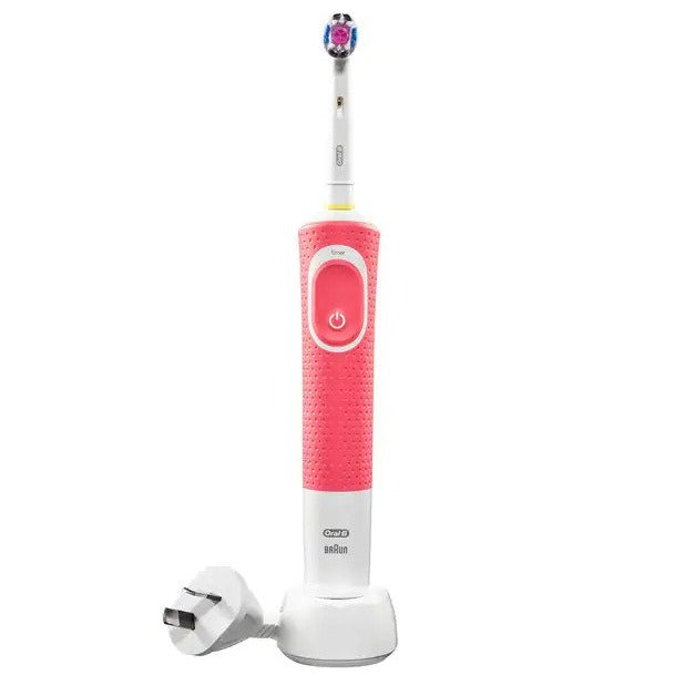 Oral-B Pro 100 3D White Polish Electric Toothbrush - Pink