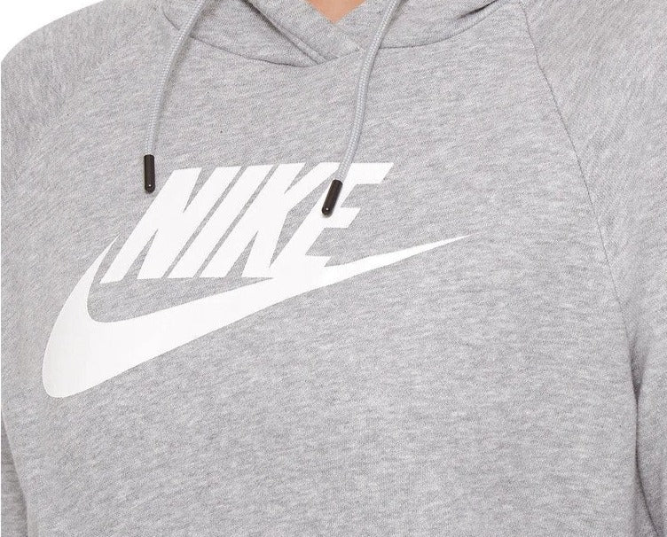 Nike Sportswear Women's Essential Fleece Pullover Hoodie - Dark Grey Heather